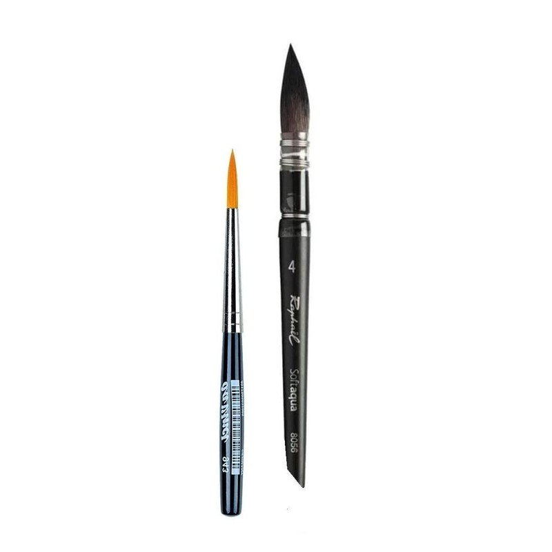 Raphael Softaqua Series 8056 No. 4 + Da Vinci XS