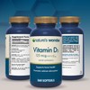 Nature's Wonder Vitamin D3 5000iu (125mcg) High Potency, Dietary Supplement