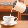 Pull Flower Cup Stainless Steel Art Froth Cup Pointed Mouth