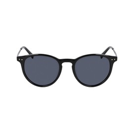 NAUTICA N900SP Polarized Round Sunglasses, Black, One Size