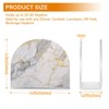 Golden Grey White Marble Napkin Holder, Acrylic Napkin Holders for