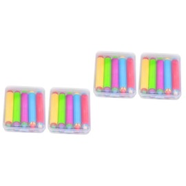 SHOWERORO 2sets Plastic Chalk Holder for Blackboard Writing Small Desk Classroom Supplies 10pcs*2