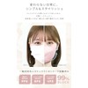 [ジュエルフラップマスク] マスク 立体 小さめ バイカラー おしゃれ 20枚×1箱 【カケンテスト済み】 花粉対策 小顔効果