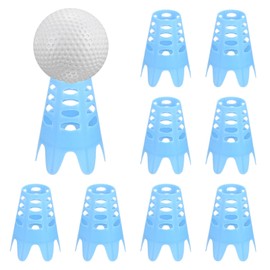 TIXIPEM Golf Simulator Tees [8PCS] - Plastic Golf Tees Use for Home & Outdoor & Indoor Driving Range & Winter Turf - [Blue - 1.77 IN]