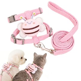 Jasonwell Pechera para Gato Arnes - Arnes para Gato Collar para Perro Ajustable Resistente Correa para Collar para Perro Chico Accesorios Dog Collar （