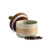 Miamolo Small Ceramic Jar with Lid, Coffee Container Kitchen Food