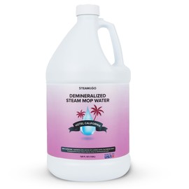 Steam & Go Deminerilized Water - Multi-Surface Cleaner for Steam Cleaners, Hardwood Floors, Kitchens, & Bathrooms - Germ-Killing Formula - Hotel California Scent - 1 Gallon
