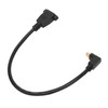 DP Female to Mini DP Male Cable Double Hole Lockable