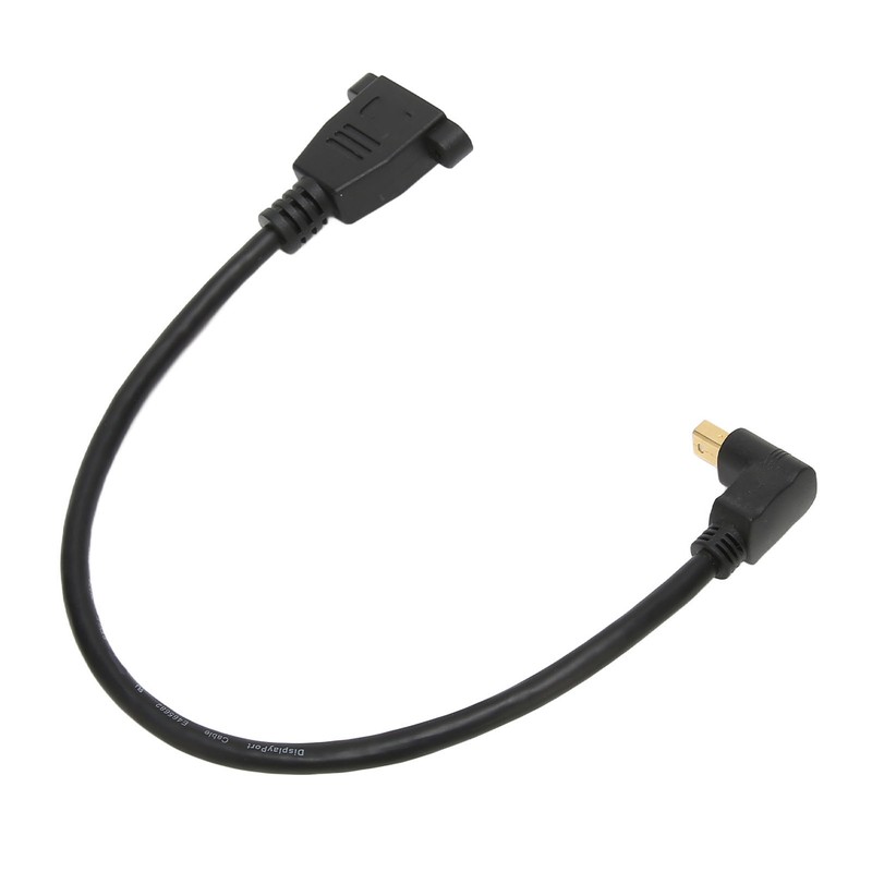 DP Female to Mini DP Male Cable Double Hole Lockable