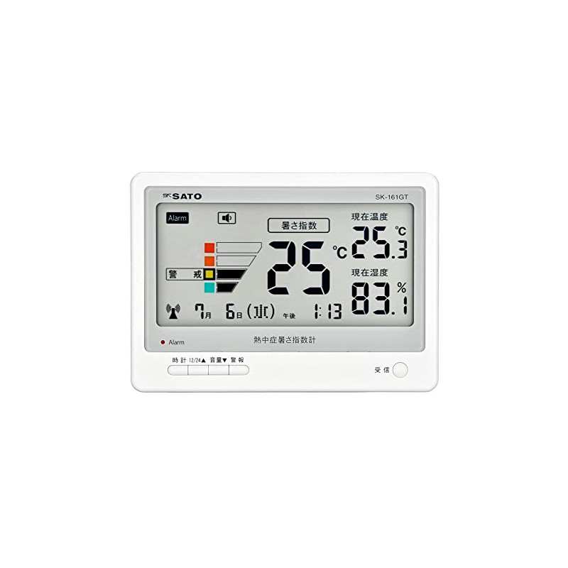 Sato Measuring Instrument Heatstroke Heat Index Meter Indoor Only SK-161GT