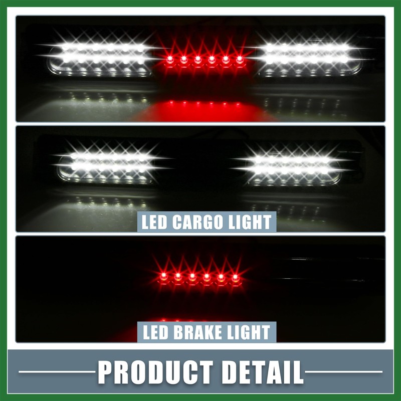 Motoforti LED Third 3rd Brake High Mount Stop Light XL3Z13A613AA