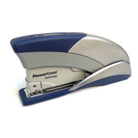 Rexel Pulsar PowerEase Stapler Full Strip for No.26/6 24/6 Throat 50mm Silver and Black Ref 210152