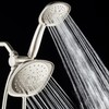 AquaDance Luxury Square High-Pressure Giant 7.3" Rain Shower Head/Handheld Spa
