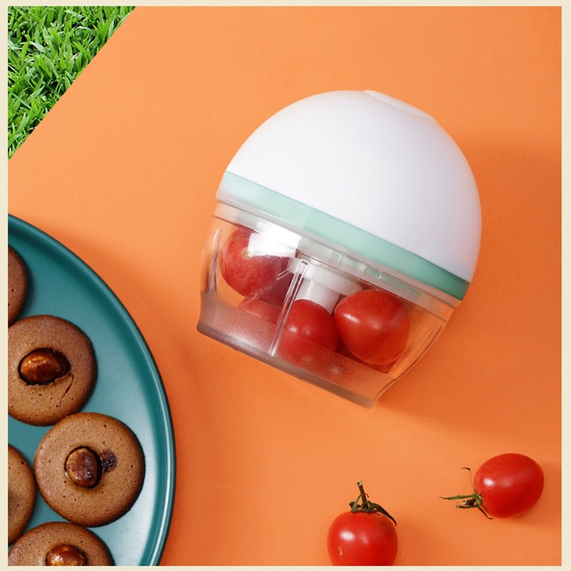 Garlic Chopper Electric 2 Blade 150ml Capacity Cordless Grinder Mincer