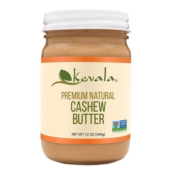 Kevala Cashew Butter, Premium Natural, 12 oz
