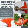 AMTHKNO 588543701 Trimmer Debris Shield Compatible with Husqvarna Line Trimmers/Mowers,