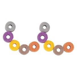 FRCOLOR 20pcs Cymbal Felt Pads Durable Drum Set Accessories for Scratch Protection Easy to Use for Drummers and Beginners Unique Design for Enhanced Performance Random Color