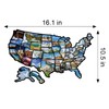 RV Map of States Visited: 2PCS RV State Sticker Travel
