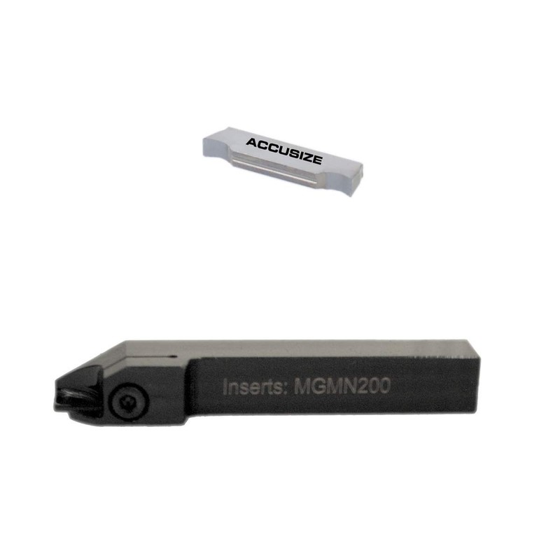 Accusize Industrial Tools 1/2" x 1/2'' Cut-Off Holder, Parting Tool,