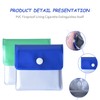 Pinsheng 6-Piece Pocket Ashtray Ash Bag PVC Heat Resistant Fireproof