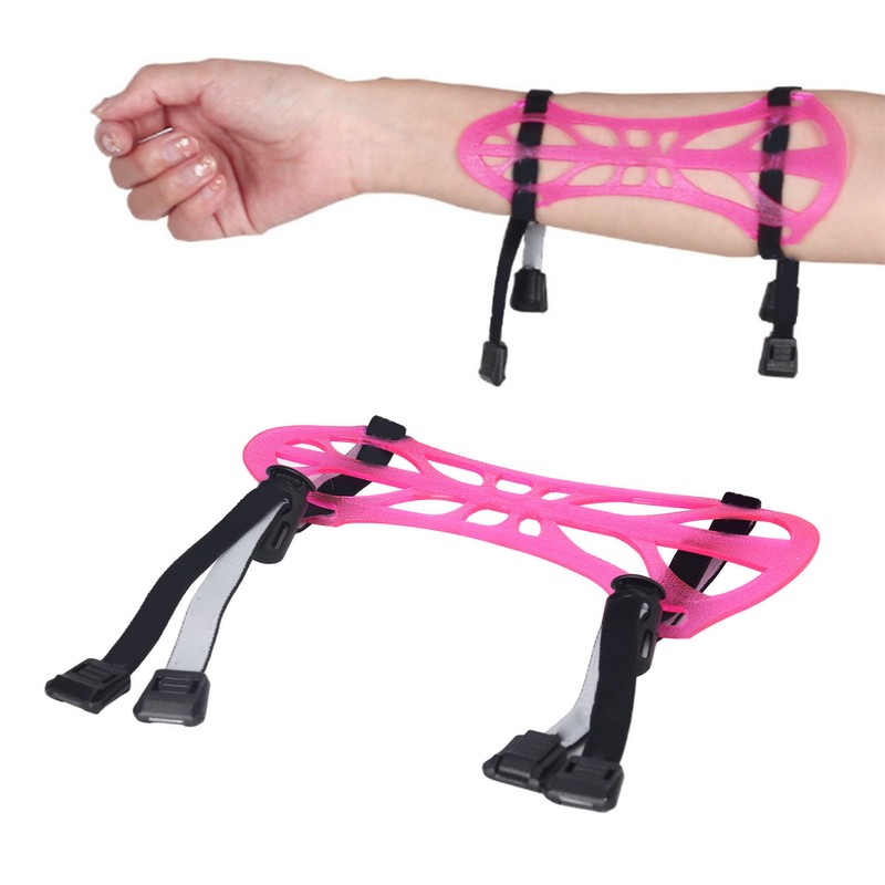 Archery Arm Guard TPE Adjustable Protective 2 Strap Forearm Protector