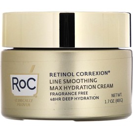 RoC Retinol Correxion Anti-Aging Crème for 24-Hour Deep Hydration, Advanced Anti-Wrinkle Moisturizer Made with Retinol & Hyaluronic Acid 1.7 oz