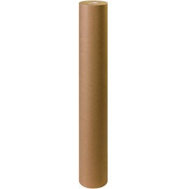 BOX USA Kraft Brown Paper Roll, 30#, 60" x 1,200', 100% Recycled Paper, Ideal for Shipping, Packing, Moving, Gift Wrapping, Craft, Dunnage and Parcel