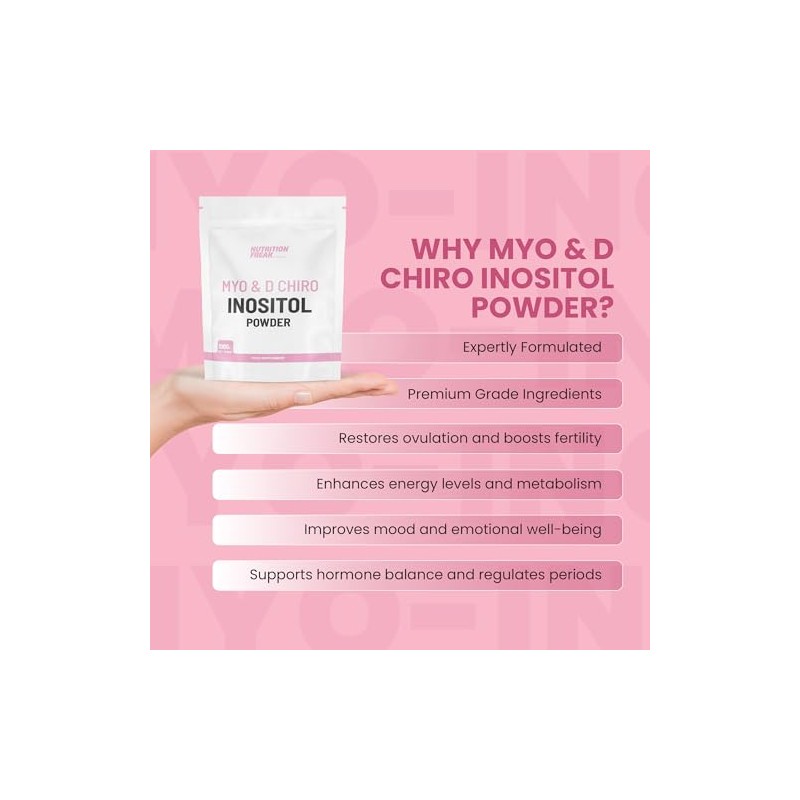 Myo & D Chiro Inositol Powder 106g - Supports Women