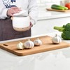 Garlic Keeper, 5.5" Ceramic Garlic Holder for Counter, Large Garlic