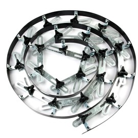 37 inch Flexible Curve Template Durable Steel Construction Ensures Maximum Durability Ideal for use with Tile, Ceramic,Metal, Wood, Plastic, Leather and Fabric, etc.