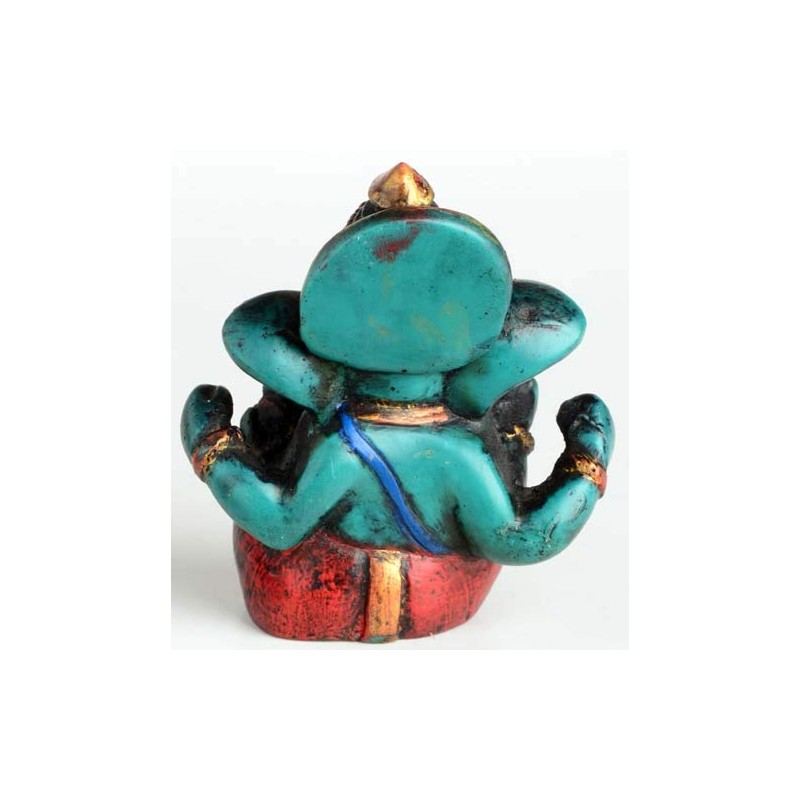 BUDDHAFIGUREN/Billy Held Ganesha Ganapati Ganesh Statue Made of Resin 6.5