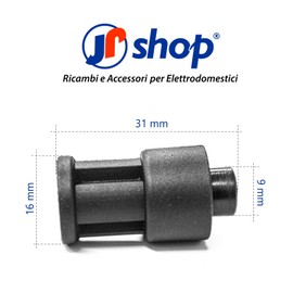 JPshop - Motor coupling for Minipimer Immersion Mixer compatible with Braun 4191-4192 - 4193-4194 Multiquick