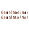 Press On Nails Almond Short Square Ballet Shaped, Cute Design