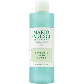 Mario Badescu Tónico de ácido glicólico – Tónico exfoliante sin alcohol con extracto de pomelo y aloe vera Ilumina, equilibra y suaviza la piel Reduce las líneas finas, el tono desigual y los signos de envejecimiento, 236 ml