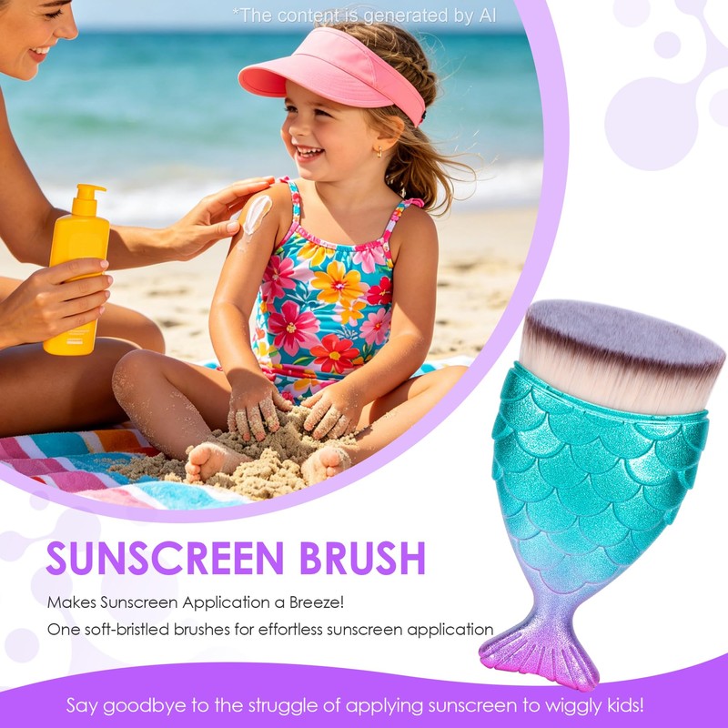 BABYSHEEP Sunscreen Brush Applicator Sunblock for Face and Body Foundation