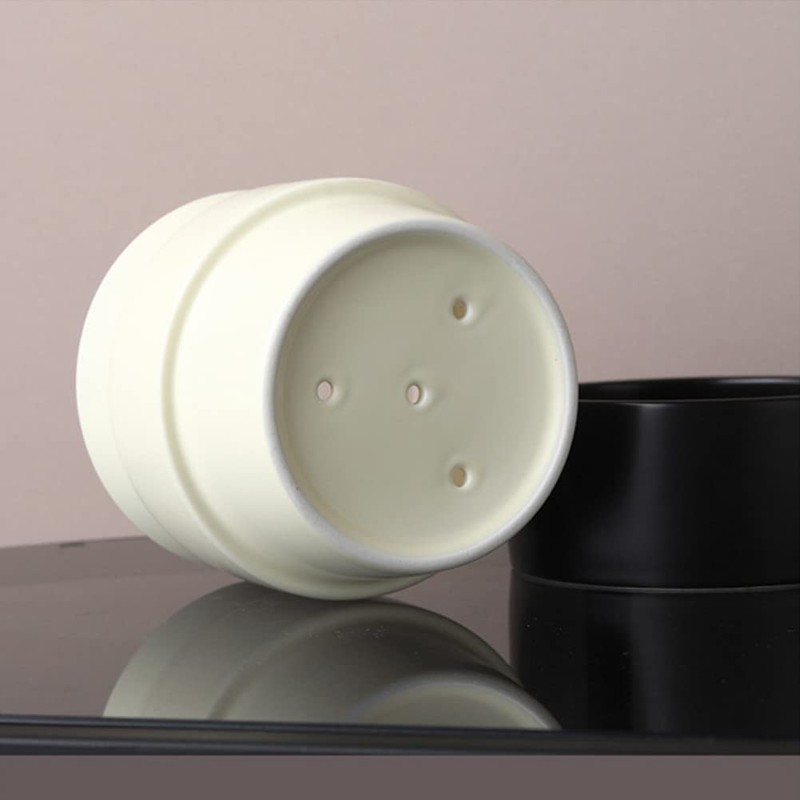 Acaino Ceramic Kitchen Utensil Holder, Kitchen Utensils Container with Drip