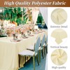 Teruntrue 10 Packs Beige Polyester Tablecloth 60 x 102 inch