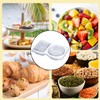 XLTXWD 25 PCS Reusable Snack Pots 2 Compartments, Reusable Snack