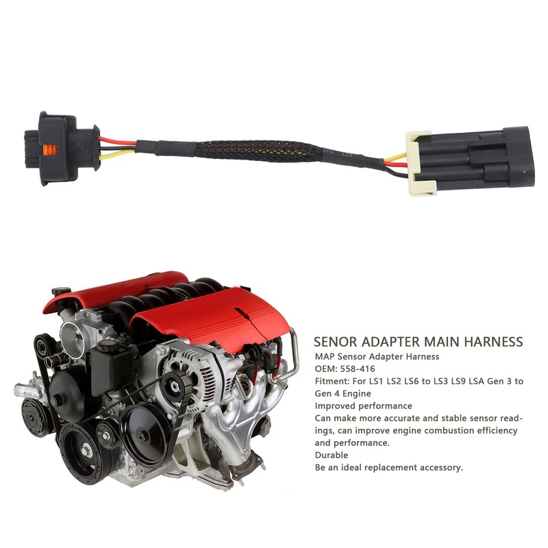 MAP Sensor Adapter Harness 558‑416 Adapter Wiring Harness For LS1