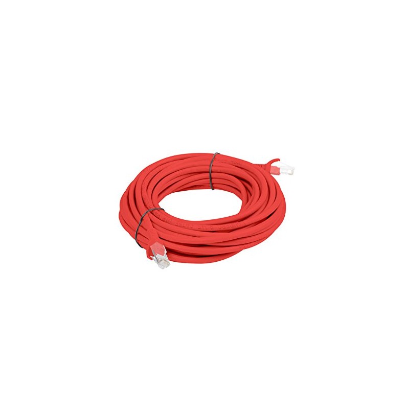 Lanberg PCU6-10CC-0500-R networking cable Cat.6 Utp, 5m red