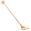 Copper Bar Spoon - Decoratively Twisted Stainless Steel - Copper
