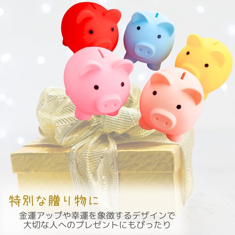 I'm so happy Piggy Bank Cute Pig Money Box Unbreakable
