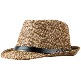 White Fang CZA296 Jazz Hat, Mesh Hat, Breathable, Simple, Stylish, Men's, Women's,, Khaki