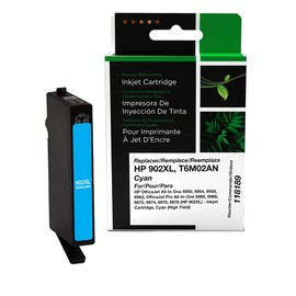 CIG Remanufactured High Yield Cyan Ink Cartridge for HP T6M02AN (HP 902XL)
