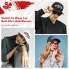 MIDTDLETOAN Canada Hat Maple Leaf Canada Baseball Cap Adjustable Golf