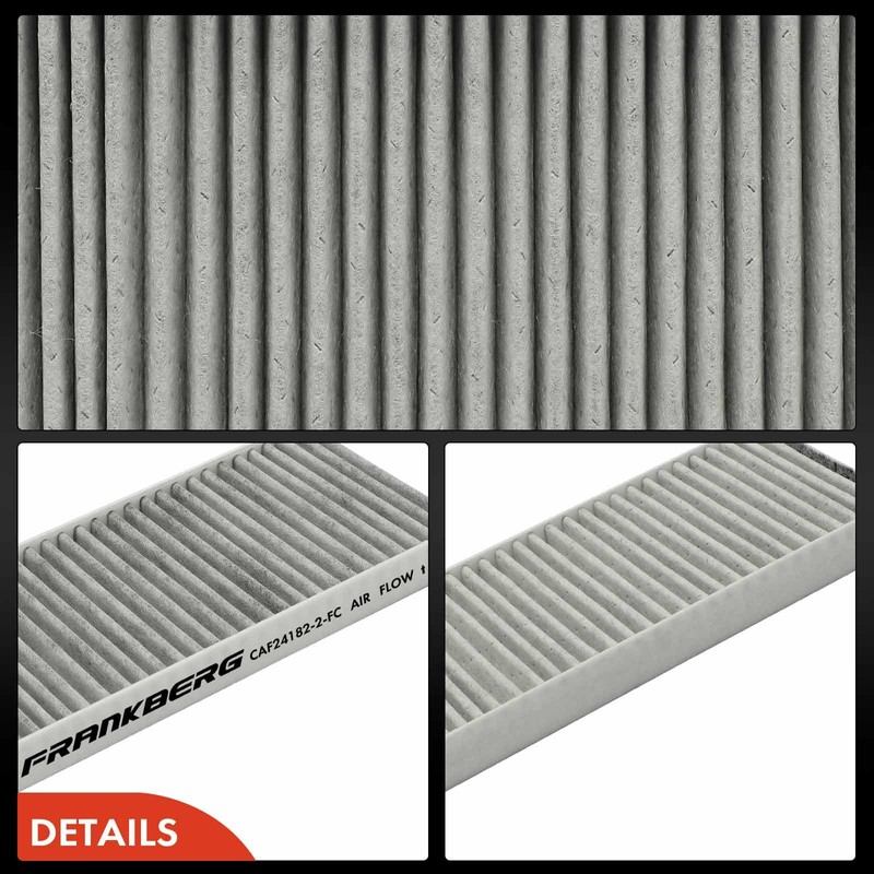 Frankberg 2 x Cabin Air Filter Pollen Filter with Activated