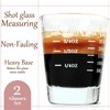 Shot Glass Measuring Cup | Non Fading | Bar Bartender