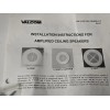 Valcom Speaker V-1021C Amplified Flush Mount 8" Ceiling Commercial Audio