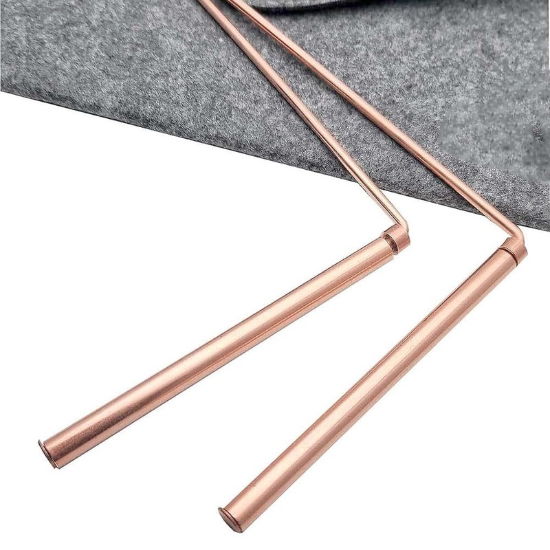Namvo Copper Dowsing Rods, 2 Pieces 99.9% Copper Dowsing Rods