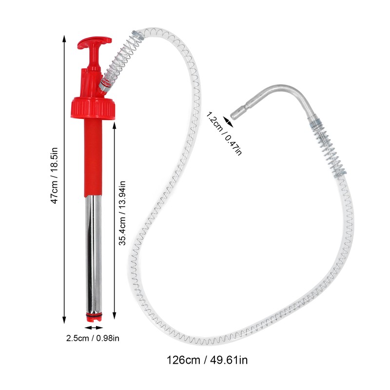 Portable Transfer Pump Leakage Proof Portable Manual Vertical Oil Drum